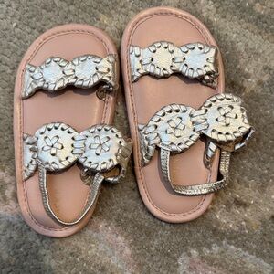 Stylish Kids Sandals in Pink and Silver